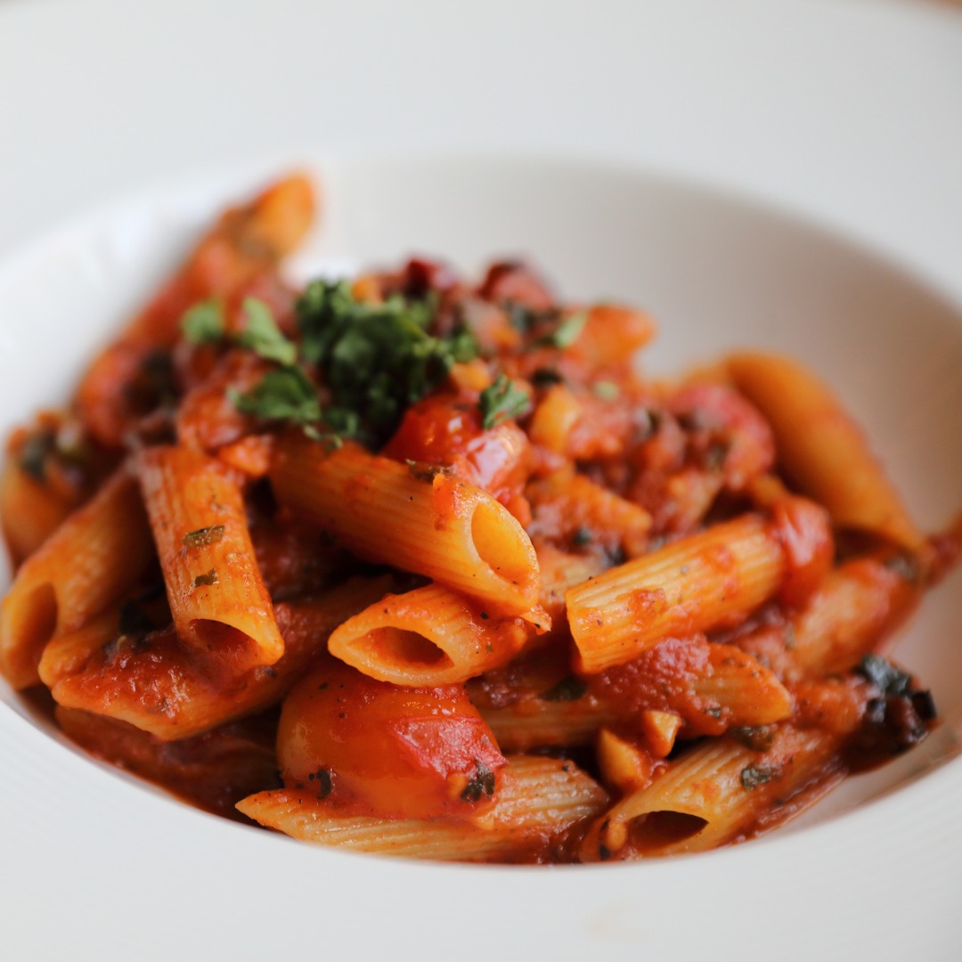 penne-arrabiata-pasta-tomato-sauce-with-spices-italian-food-on-wood ...